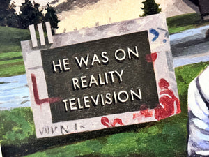 SCOTT LISTFIELD 'Reality Television' (2019) Screen Print - Signari Gallery 