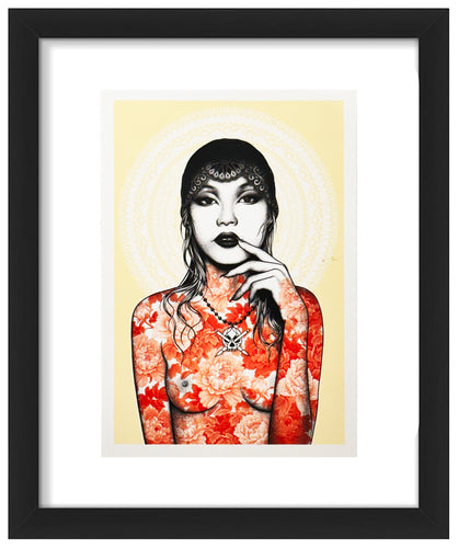 SEEL 'Izanami' (2017) Framed Hand-Signed Artist Show Card - Signari Gallery 