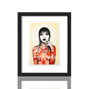 SEEL 'Izanami' (2017) Framed Hand-Signed Artist Show Card - Signari Gallery 