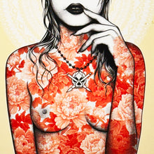 Load image into Gallery viewer, SEEL &#39;Izanami&#39; (2017) Framed Hand-Signed Artist Show Card - Signari Gallery 