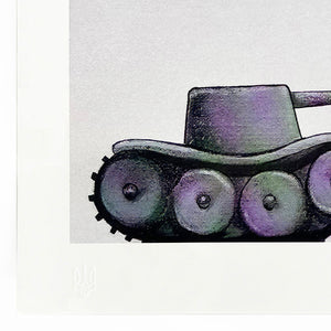 SETH GLOBEPAINTER 'L’Ukraine En Marche' (2022) Rare Offset Lithograph