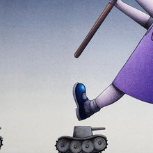 Load image into Gallery viewer, SETH GLOBEPAINTER 'L’Ukraine En Marche' (2022) Rare Offset Lithograph (2) - Signari Gallery 