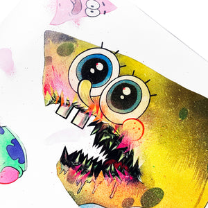SHARK TOOF 'Ceci N'est Pas Une Spongebob' (2019) RARE Archival Pigment Print - Signari Gallery 