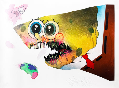 SHARK TOOF 'Ceci N'est Pas Une Spongebob' (2019) RARE Archival Pigment Print - Signari Gallery 