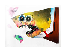 Load image into Gallery viewer, SHARK TOOF &#39;Ceci N&#39;est Pas Une Spongebob&#39; (2019) Archival Pigment Print - Signari Gallery 