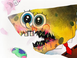 SHARK TOOF 'Ceci N'est Pas Une Spongebob' (2019) Archival Pigment Print - Signari Gallery 