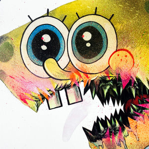 SHARK TOOF 'Ceci N'est Pas Une Spongebob' (2019) RARE Archival Pigment Print - Signari Gallery 
