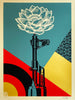 SHEPARD FAIREY 'AK-47 Lotus + AR-15 Lily' (2021) Screen Print Set - Signari Gallery 
