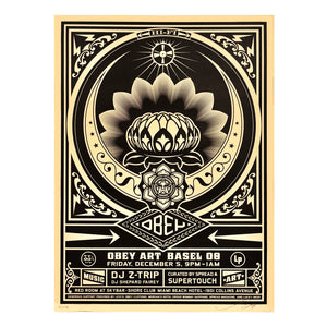 SHEPARD FAIREY 'Art Basel' (2008) Rare Original Screen Print