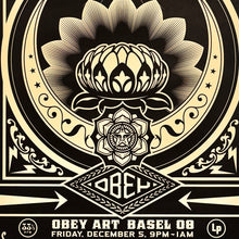 Load image into Gallery viewer, SHEPARD FAIREY &#39;Art Basel&#39; (2008) Rare Original Screen Print