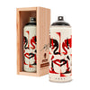 SHEPARD FAIREY x MTN Colors 'Cut it Up', Lotus Blue' + 'Target' (2019) Set of 3 Spray Cans