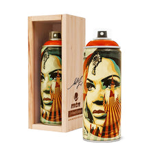 Load image into Gallery viewer, SHEPARD FAIREY x MTN Colors &#39;Cut it Up&#39;, Lotus Blue&#39; + &#39;Target&#39; (2019) Set of 3 Spray Cans