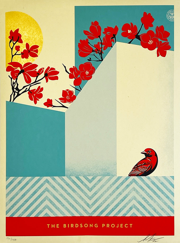 SHEPARD FAIREY 'The Birdsong Project' (2022) Screen Print - Signari Gallery 