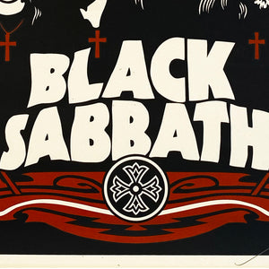 SHEPARD FAIREY 'Black Sabbath' (2005) RARE Artist Proof Screen Print - Signari Gallery 