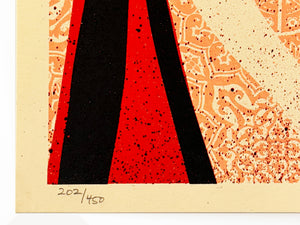 SHEPARD FAIREY 'Blanket' (2009) RARE Screen Print - Signari Gallery 