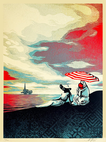 SHEPARD FAIREY 'Bliss at the Cliff's Edge' (2024) Screen Print (#251/550)