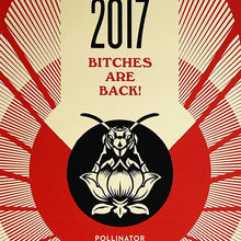 Load image into Gallery viewer, SHEPARD FAIREY &#39;Blondie: Pollinator - Bitches are Back&#39; (2017) Screen Print