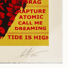 Load image into Gallery viewer, SHEPARD FAIREY x BLONDIE 'Blondie on Bowery' (2022) Rare Dual-Signed Screen Print