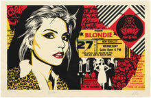 Load image into Gallery viewer, SHEPARD FAIREY x BLONDIE 'Blondie on Bowery' (2022) Rare Dual-Signed Screen Print