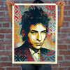 SHEPARD FAIREY 'A Hard Rain's A-Gonna Fall (Bob Dylan)' (2025) RARE Screen Print