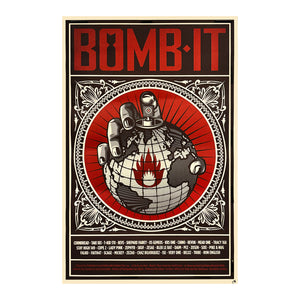 SHEPARD FAIREY 'Bomb It' (2008) Rare LE Offset Lithograph