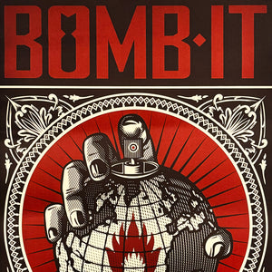 SHEPARD FAIREY 'Bomb It' (2008) Rare LE Offset Lithograph