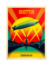 Load image into Gallery viewer, SHEPARD FAIREY &#39;Led Zeppelin: Celebration Day&#39; (2012) Screen Print (AP) - Signari Gallery 