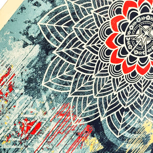 SHEPARD FAIREY 'Chaos Mandala 2' (2025) LE Screen Print - Signari Gallery 