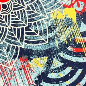SHEPARD FAIREY 'Chaos Mandala 2' (2025) LE Screen Print - Signari Gallery 