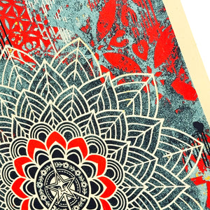 SHEPARD FAIREY 'Chaos Mandala 2' (2025) LE Screen Print - Signari Gallery 