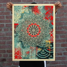Load image into Gallery viewer, SHEPARD FAIREY 'Chaos Mandala 2' (2025) Limited Edition Screen Print