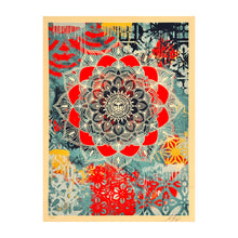 Load image into Gallery viewer, SHEPARD FAIREY 'Chaos Mandala' (2025) Limited Edition Screen Print