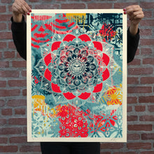 Load image into Gallery viewer, SHEPARD FAIREY 'Chaos Mandala' (2025) Limited Edition Screen Print