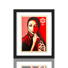 Load image into Gallery viewer, SHEPARD FAIREY &#39;Commanda&#39; (2019) Framed Original Large Sticker - Signari Gallery 