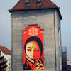 SHEPARD FAIREY 'Commanda' (2019) Framed Original Large Sticker - Signari Gallery 