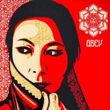 Load image into Gallery viewer, SHEPARD FAIREY &#39;Commanda&#39; (2019) Framed Original Large Sticker - Signari Gallery 