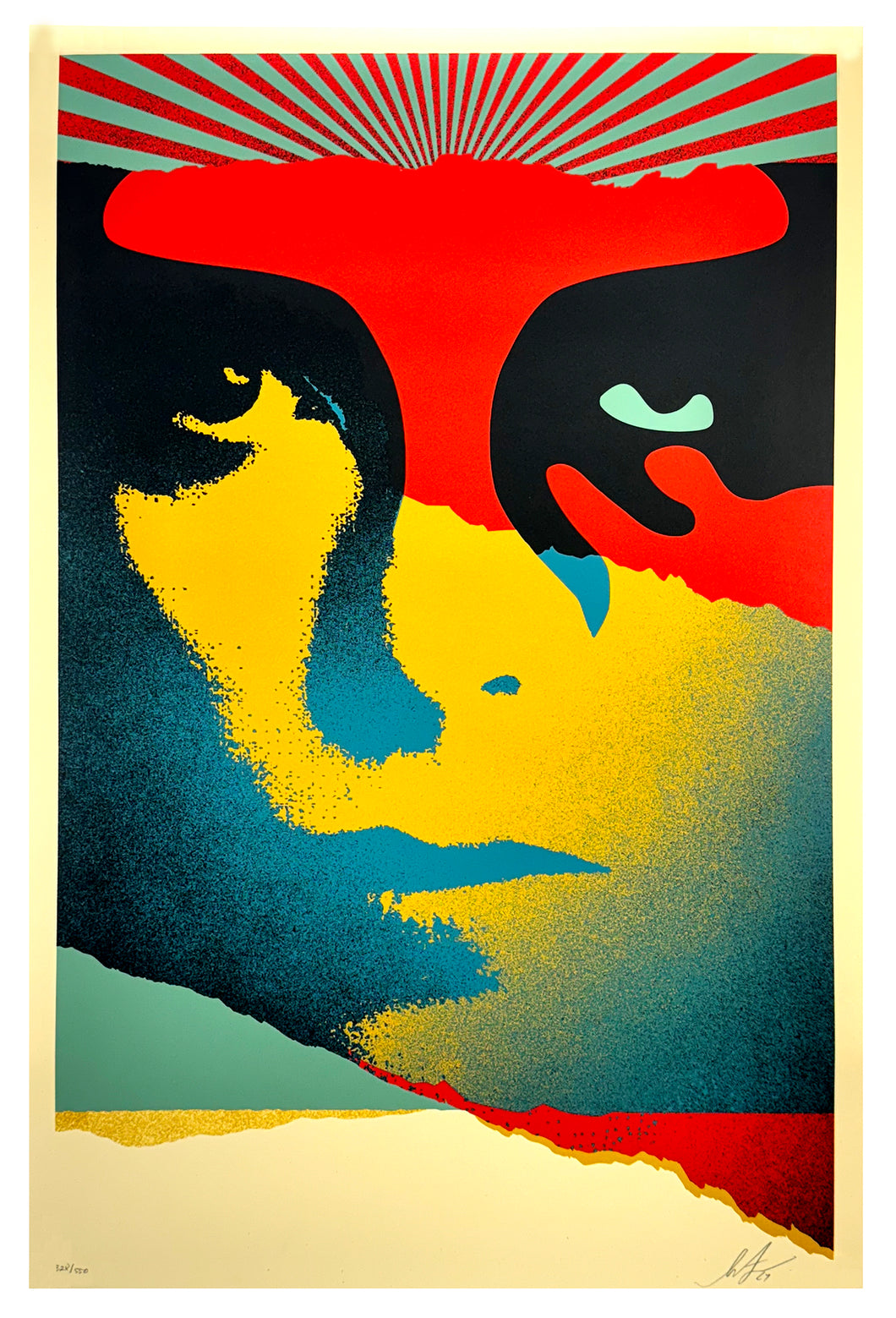 SHEPARD FAIREY 'A Cracked Icon' (2024) Screen Print - Signari Gallery 