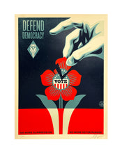 Load image into Gallery viewer, SHEPARD FAIREY &#39;Defend Democracy&#39; (2023) Screen Print - Signari Gallery 