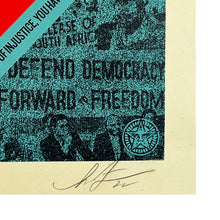 Load image into Gallery viewer, SHEPARD FAIREY 'Desmond Tutu' (2022) Tribute Screen Print (#450) - Signari Gallery 