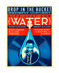 SHEPARD FAIREY 'Drop in the Bucket' (2011) Screen Print (#193) - Signari Gallery 
