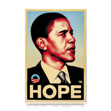 Load image into Gallery viewer, SHEPARD FAIREY x EL MAC &#39;Obama for President&#39; (2008-2009) Framed Original 4-Decal Set