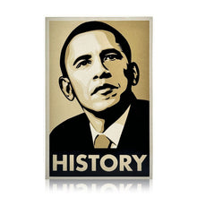 Load image into Gallery viewer, SHEPARD FAIREY x EL MAC &#39;Obama for President&#39; (2008-2009) Framed Original 4-Decal Set