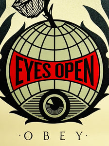 SHEPARD FAIREY 'Eyes Open' (2024) Hand-Signed Offset Lithograph - Signari Gallery 