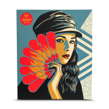 Load image into Gallery viewer, SHEPARD FAIREY &#39;Fan the Flames&#39; (2025) Resin Designer Art Sculpture (gold) - Signari Gallery 