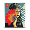 SHEPARD FAIREY 'Fan the Flames' (2025) Resin Designer Art Sculpture (gold) - Signari Gallery 