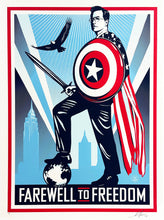 Load image into Gallery viewer, SHEPARD FAIREY &#39;Farewell to Freedom&#39; (2014) Screen Print (AP) - Signari Gallery 