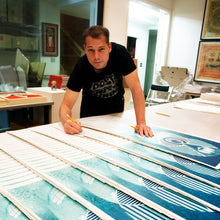 Load image into Gallery viewer, SHEPARD FAIREY 'Flint Eye Alert Globe' (2017) Rare Screen Print - Signari Gallery 