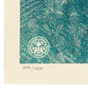 SHEPARD FAIREY 'Flint Eye Alert Globe' (2017) Rare Screen Print - Signari Gallery 