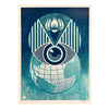 SHEPARD FAIREY 'Flint Eye Alert Globe' (2017) Screen Print (#PP)