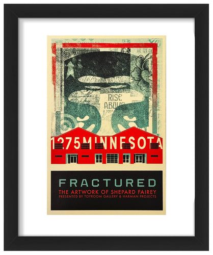 SHEPARD FAIREY 'Fractured' (2025) Original Framed Show Card - Signari Gallery 